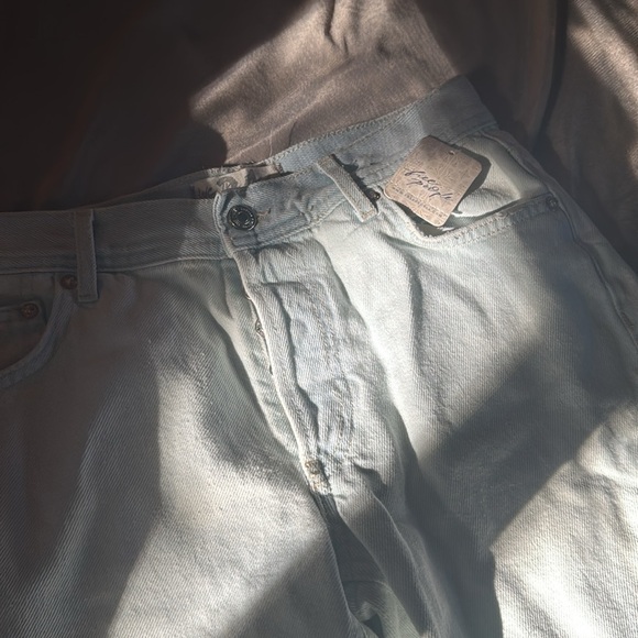 We The Free Paradise Blue Distressed Jeans NWT Size 24 $78 - Picture 2 of 5